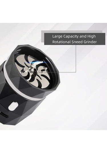 Wondernest Yüksek W Usb Taşınabilir Mini Elektrikli Öğütücü 200 St Lichen Ahşap