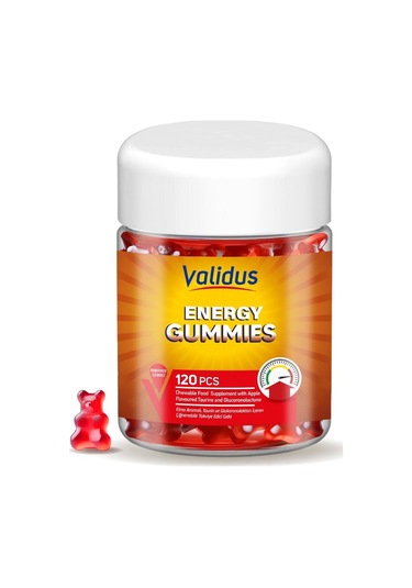 Validus Energy Taurine Glucoronolactone 120 Gummies
