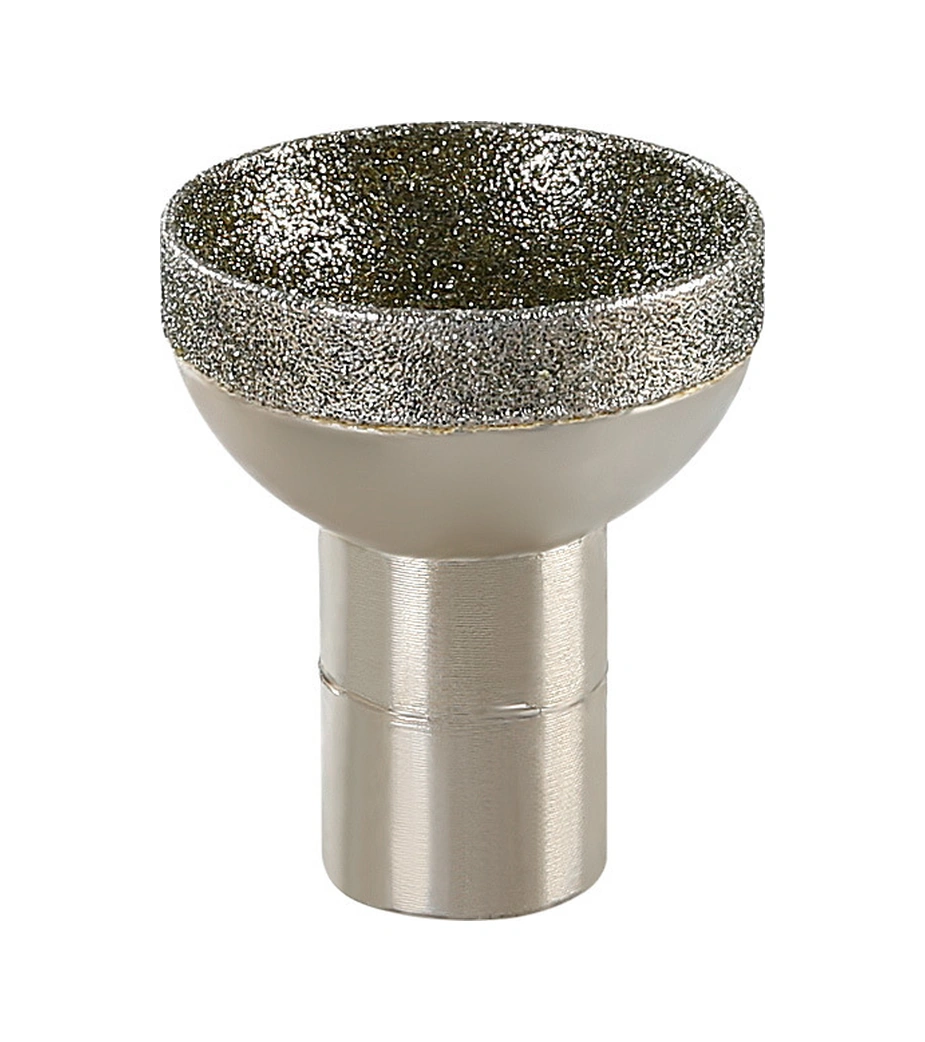 Skycity Kömürlü Taş, Bal Wax Ve Jade Taşları İçin Elektroplated Elmas Kaplı Yuvarlak Kesici Ucu - 30mm Köşe Freze Taş Heykelcilik Aleti