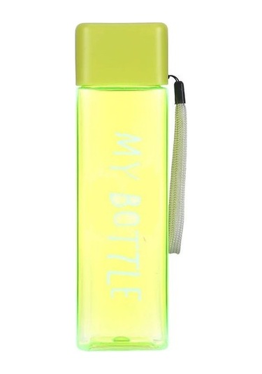 Tcherchı Kapaklı Küçük Kare Plastik Su Bardağı Taşınabilir Sızdırmaz Beyaz Iw5tj5 Yeşil