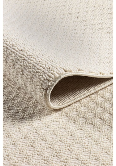 Bukleli Yumuşak Shaggy Modern Halı Yolluk Oturma Odası Salon Koridor Çocuk Odası Mutfak Halısı Krem