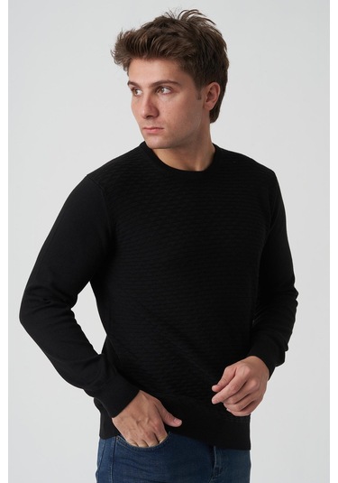 White Stone Alcácer Do Sal 4035 0 Yaka Pamuklu Triko Siyah Siyah