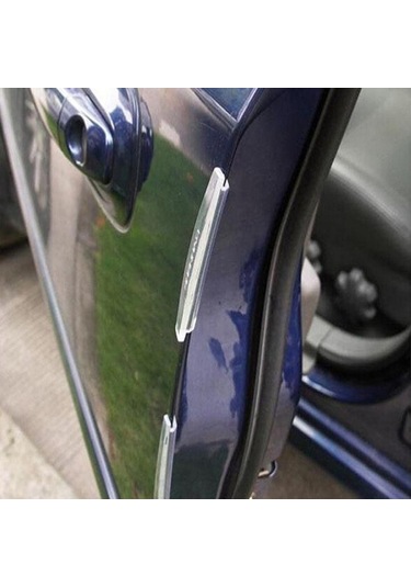 Araba Otomobil Parçaları Koruma Tampon Kapak Koruyucu Kapı Kalıplama Trim Şerit Kenar 8 Adet Oto Evrensel Şeffaf
