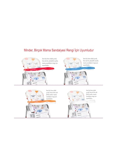 HOLMER Leke Tutmaz Organik Mama Sandalyesi Minderi & Kılıfı Max-T