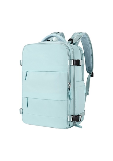 Seyahat Sırt Çantası Çok Bölmeli Sırt Çantası -mavi Mavi