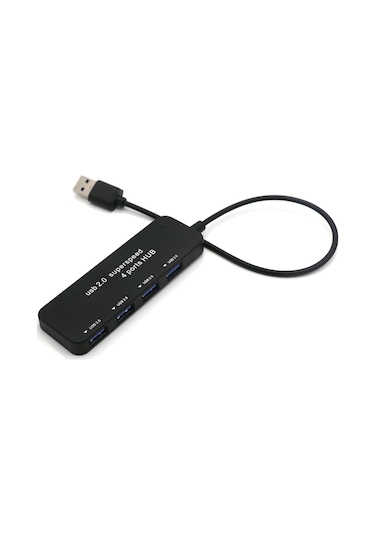 Cbtx Usb2.0 Bağlantı İstasyonu Usb2.0'dan 4'e Usb2.0 Hub Pc, Dizüstü Bilgisayarlar İçin Çok Bağlantı Noktalı Usb Adaptör Hub'ı