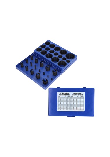 Maiyame 419 Adet Metrik Karemli O-ring Seti - Kauçuk Malzeme, Sıcak/soğuk Dayanıklı, Plümbing Ve Makine Tamirleri İçin Muhafaza Kutusuyla