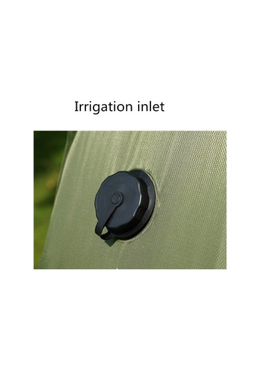 Outdoor 20l Taşınabilir Kampçılık Solar Duş Çantası Kırmızı