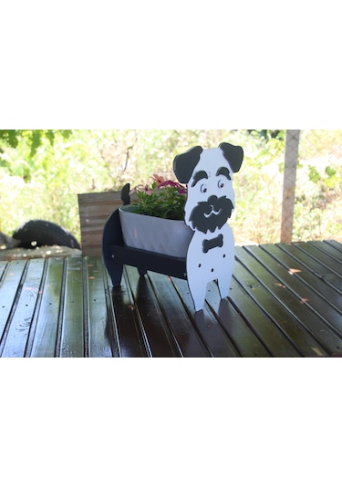 Köpek Saksı Standı Saksı Hediyeli