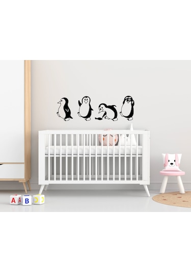 Bk Home Penguenler Tasarımlı Duvar Sticker-1