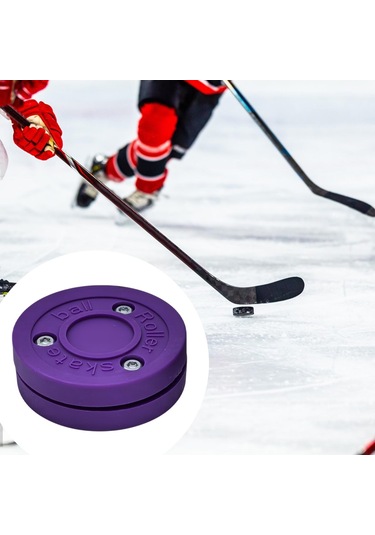 Homyl Roller Hokey Diski Uygulama Hediyesi Oyun Eğitimi Mor Mor