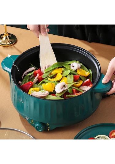 Suntek Makarna Yumurta Için Elektrikli Pişirme Pot Yeşil