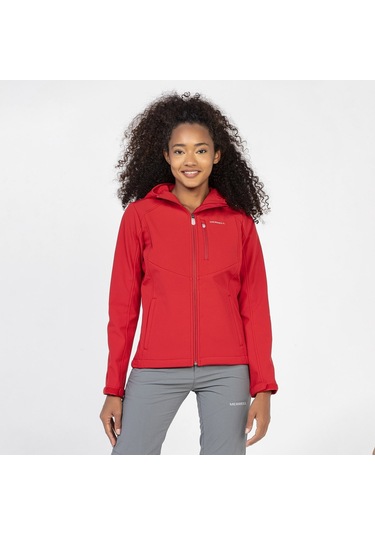 Merrell Focus Kadın Softshell Ceket Kırmızı Kirmizi