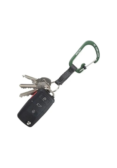 Nite Ize Slidelock Keyring Alüminyum Karabiner 3 -mavi