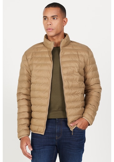 AC&Co / Altınyıldız Classics Erkek Vızon Standart Fit Normal Kesim Dik Yaka Mont VIZON