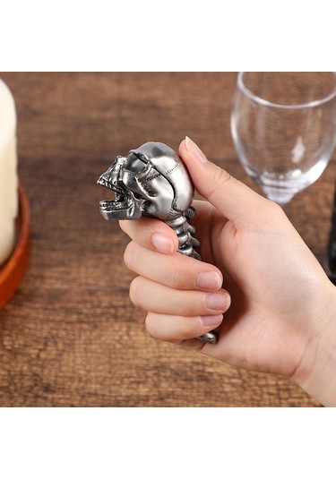 Suntek Hallowmas Bar Için Metal İskelet Kafatası Şarap Bira Diğer