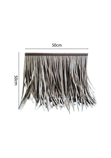 Suntek Magideal Dıy Suni Çim Saz Çatı Kaplama 50x50 Cm Yeniden Stil-a