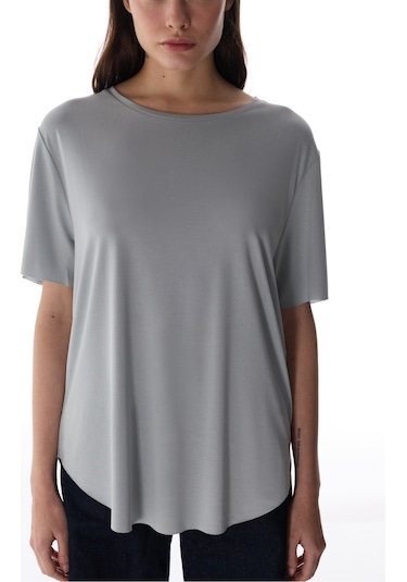 Penti Gri Bisiklet Yaka Oversize  Modal T-Shirt