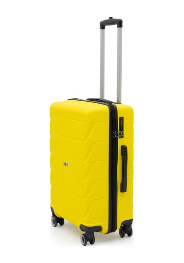 Copella Pp Polipropilen&kırılmaz Orta Boy Valiz 65 Cm Sarı