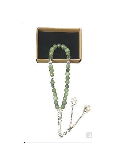 Upeka Hakiki Doğal Taş Zebercet Jade Taşı Tesbih