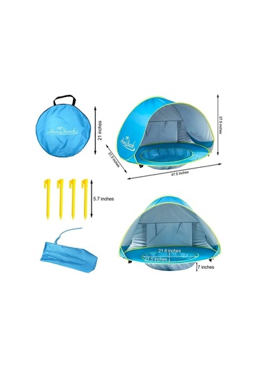 Tongxida Bebek Plaj Çadırı, Güneş Koruma, Pembe Pembe