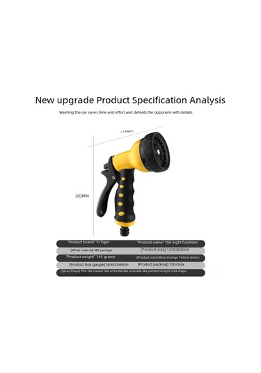 Mufunye Abs Materyal Bahçe Sulama Aleti: Su Akışı Ayarlanabilir, Uzun Mesafe Sprey, Çamaşır Yıkama Ve Bahçe Bakımı İçin Mümkün Mavi