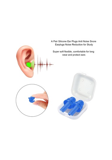 Gajeena 8 Paket Silikon Kulaklık - Su Geçirmez, Gürültü Engelleme, Uyku Ve Spor İçin, Taşınabilir Kutulu Turuncu