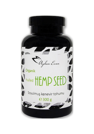 Ayhan Ercan Organik Hulled Hemp Seed Soyulmuş Kenevir Tohumu 300 G
