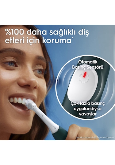 Oral-b İo 2 Şarjlı Diş Fırçası - Yeşil, Seyahat Kabı İle