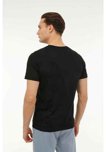 Lumberjack Erkek Bisiklet Yaka T-shirt M-ct102 Siyah Siyah