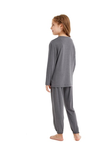 Çocuk Pijama Takımı 60514 - Gri