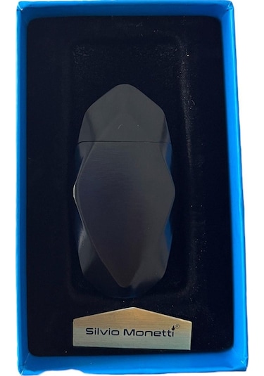 Siyah Elmas Kesim Pürmüzlü Gazlı Çakmak 109395 Siyah