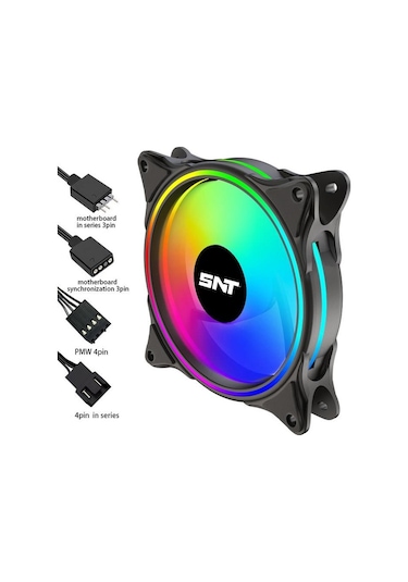 Sgq-a-5vargb 120 Mm. Argb Yüksek Performans Düşük Gürültü Kasa Fanı