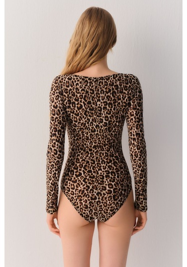 Suwen Leo Body St60056121293 Leopar Desenli