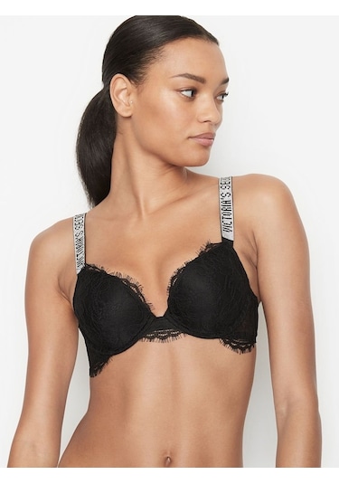 Victoria'S Secret Push-Up Shine Strap Dantelli Sütyen