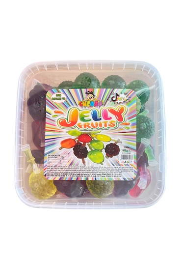 Jelly Fruıts Yenilebilir Meyveli Jole 50'li Kutu