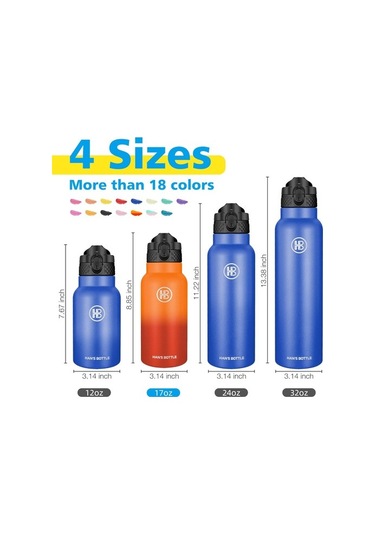 Çocuklar, Kızlar, Erkekler, Yalıtımlı Bardak 17 Oz Için Hasır Kapaklı Yalıtımlı Paslanmaz Çelik Yeniden Kullanılabilir Bardak İle Çocuk Su Şişesi Myg9ab Diğer