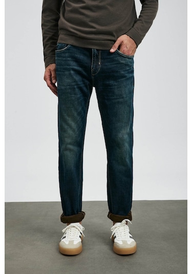Lufian Chrıs Slim Fit Mavi Erkek Jean Pantolon 112200227 Mavi Lufian Chrıs Slim Fit Mavi Erkek Jean Pantolon 112200227 Mavi