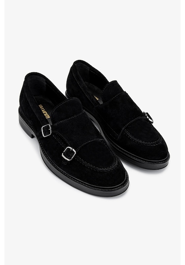 Valmenti Erkek Hakiki Deri Siyah Süet Casual Ayakkabı 325 13153-86v Erk Ayk Sk24-25 Sıyah Suet SIYAH SUET Siyah