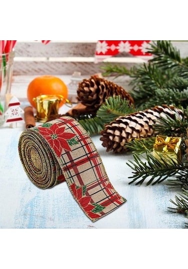 Lijinxu Yılbaşı Kurdelesi Hafif Zarif El Sanatları Projeleri Kırmızı Çiçek