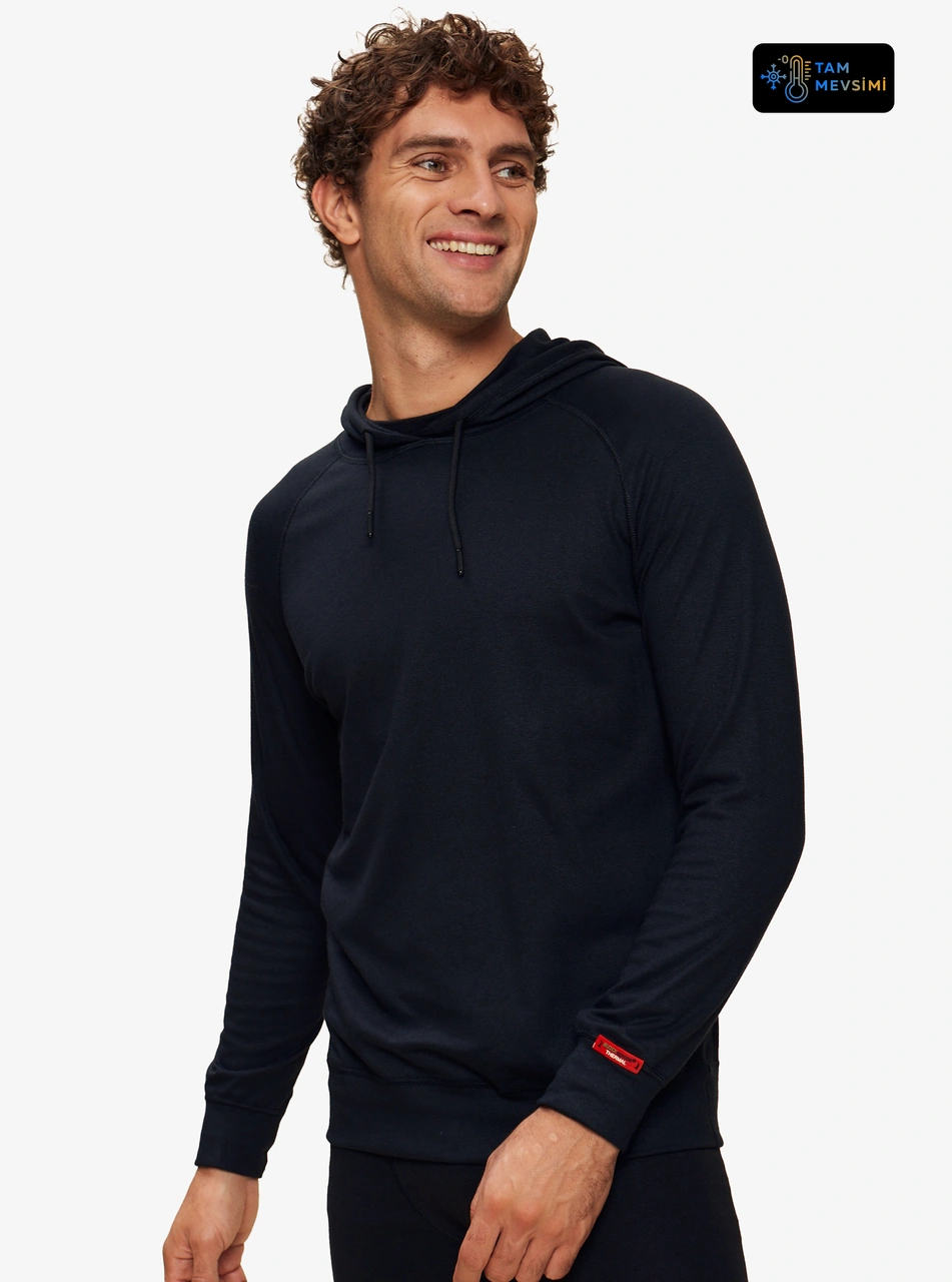 Blackspade Erkek Termal Sweatshirt 2. Seviye 7468 - Siyah