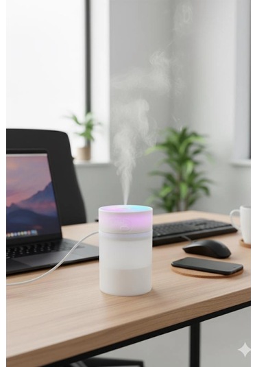 Sd12 Taşınabilir Mini Usb Hava Nemlendirici Araç Ve Ofis İçin Renkli Işıklı