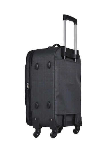 Xxl Battal Boy Dev Boy 90 Cm Körüklü Kumaş Valiz & Bavul Antrasit