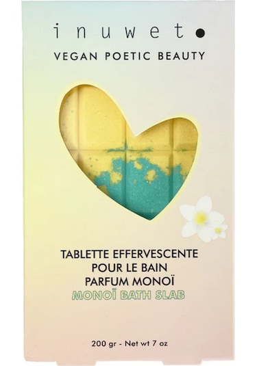 Inuwet Çikolata Tableti Şeklinde Banyo Topu Monoi Fresh