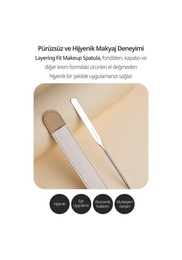 Çok Amaçlı Makyaj Spatulası Mıssha Layering Fit Makeup Spatula
