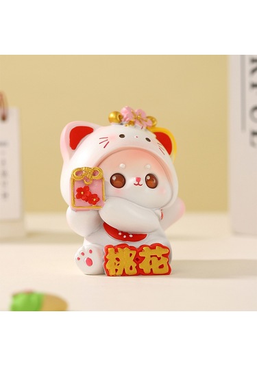 Altınemici Kedicik Karikatür Sevimli Masaüstüara Desorasyonu 1 Adet