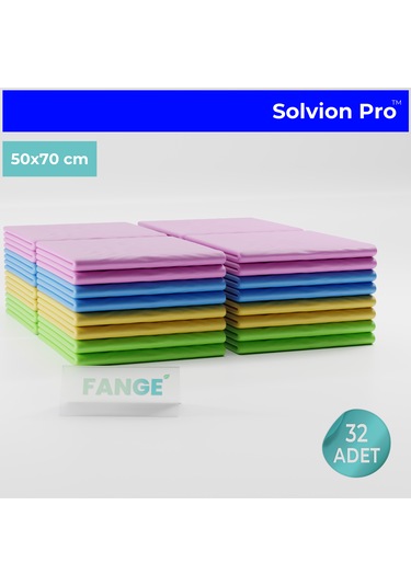 32 Adet Fange Solvion Pro Temizlik Bezi, Büyük Boy 50 X 70, Yeni