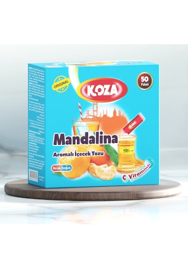 Koza Tek İçimlik Mandalina Aromalı Toz İçecek 50'li