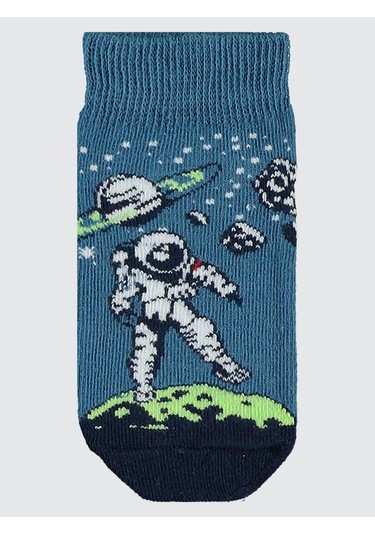 Civil Boys Erkek Çocuk 3'lü Patik Çorap 2-12 Yaş Beyaz Beyaz