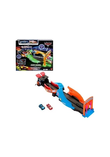 Cars Karanlıkta Parlayan Yarışçılar Pist Seti HPD80